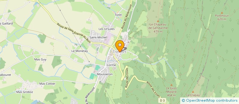 localisation de l'entreprise MADAME EMILIE BRUNEL à VAL-REVERMONT