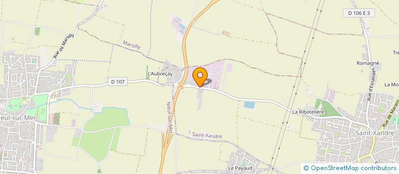 localisation de l'entreprise MADAME EMILIE BRUNET  SAINT-XANDRE