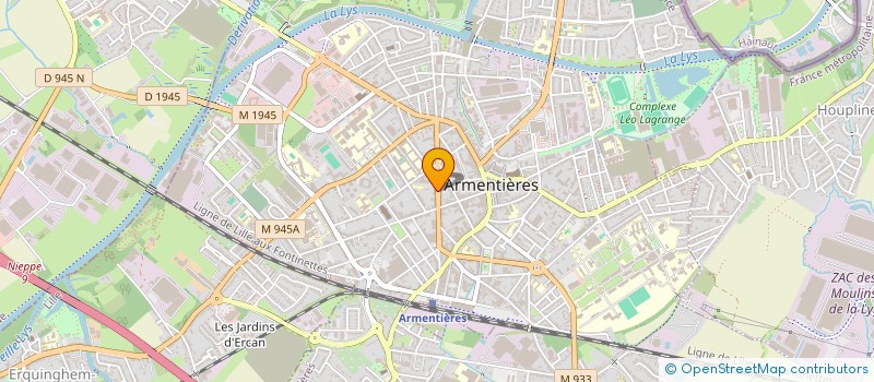 localisation de l'entreprise MADAME EMILIE BRUSSON  ARMENTIERES