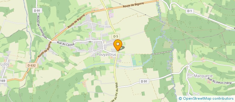 localisation de l'entreprise MADAME EMILIE BRUYAT  POUYASTRUC