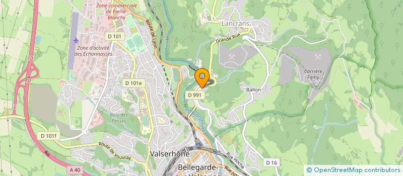 localisation de l'entreprise MADAME EMILIE BUGUET à VALSERHONE