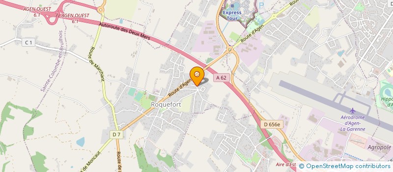 localisation de l'entreprise MADAME EMILIE BUREL  ROQUEFORT