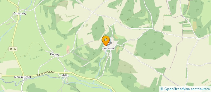 localisation de l'entreprise MADAME EMILIE BURET  VANDENESSE-EN-AUXOIS