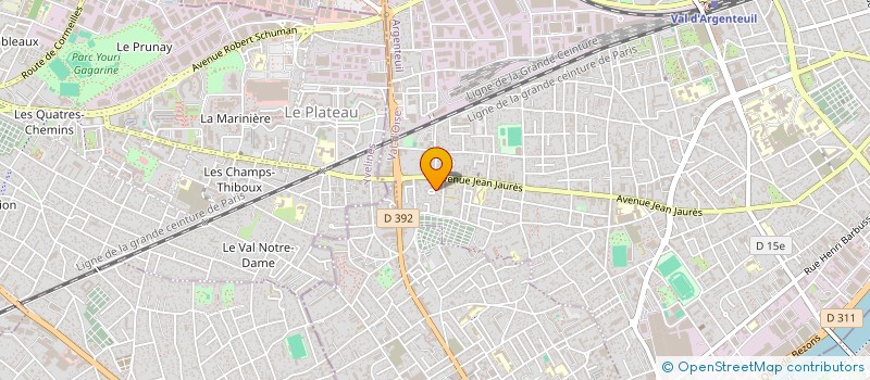 localisation de l'entreprise MADAME EMILIE BURGAT  ARGENTEUIL