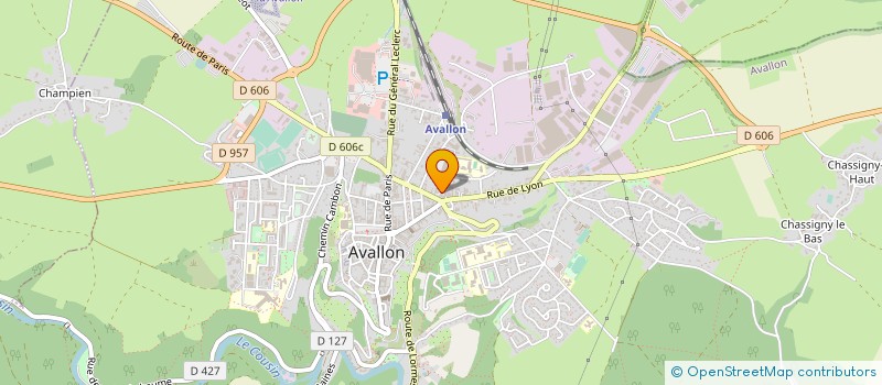 localisation de l'entreprise MADAME EMILIE BURIN à AVALLON