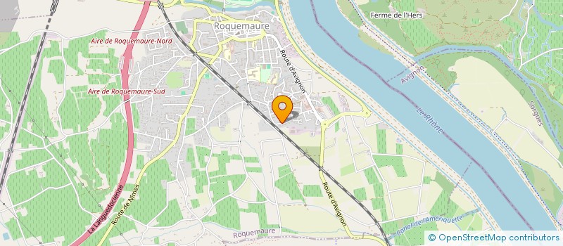 localisation de l'entreprise MADAME EMILIE BUSSONE  ROQUEMAURE