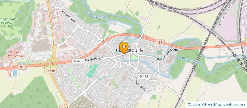localisation de l'entreprise MADAME EMILIE BUTARD  CLAYE-SOUILLY