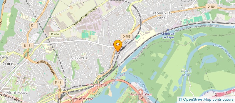 localisation de l'entreprise MADAME EMILIE CABALLERO  CALUIRE-ET-CUIRE