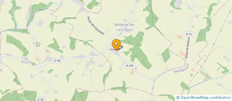 localisation de l'entreprise MADAME EMILIE CAGNIARD  BELBEZE-DE-LAURAGAIS