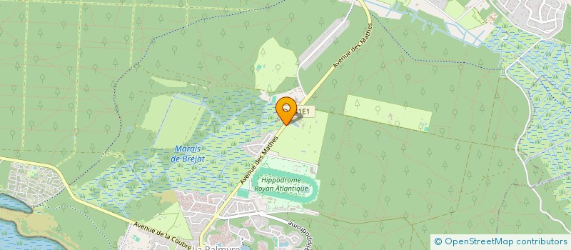 localisation de l'entreprise MADAME EMILIE CAILLAT  LES MATHES