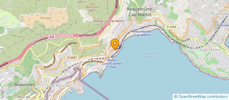 localisation de l'entreprise MADAME EMILIE CAILLET à ROQUEBRUNE-CAP-MARTIN
