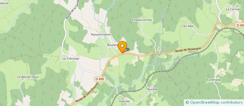 localisation de l'entreprise MADAME EMILIE CALMARD  USSON-EN-FOREZ