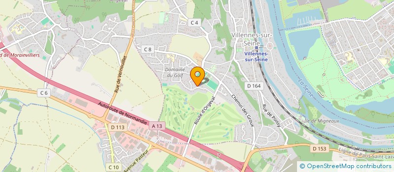 localisation de l'entreprise MADAME EMILIE CAMILLE JOELSON  VILLENNES-SUR-SEINE