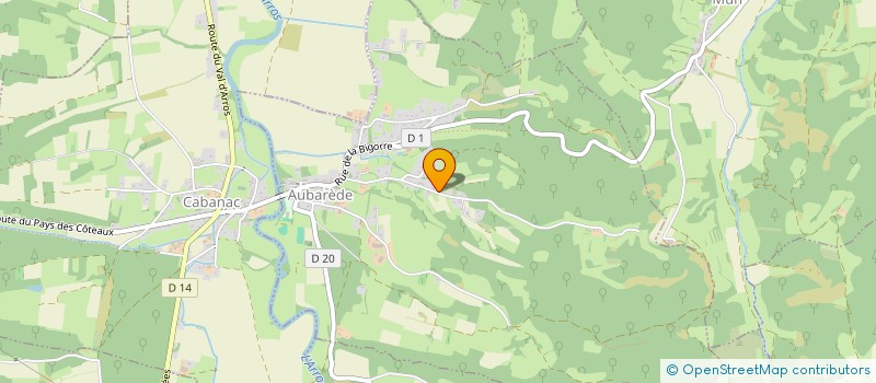 localisation de l'entreprise MADAME EMILIE CAMPAGNOLLE  AUBAREDE