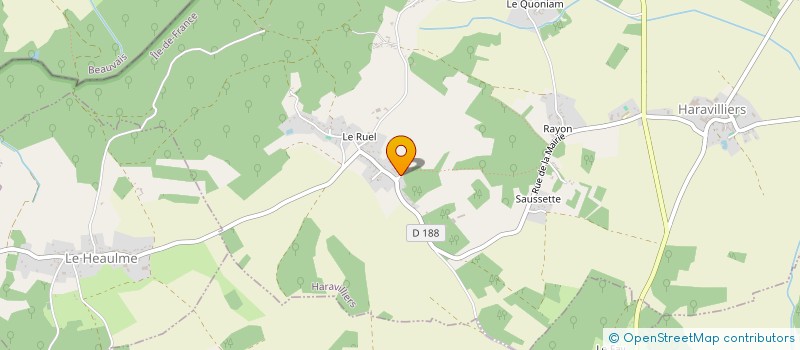 localisation de l'entreprise MADAME EMILIE CAPIEMONT  HARAVILLIERS