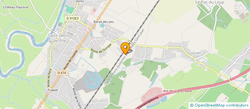 localisation de l'entreprise MADAME EMILIE CARBONNET  SAINT-DENIS-DE-PILE