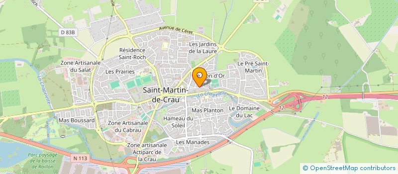 localisation de l'entreprise MADAME EMILIE CARIVENC à SAINT-MARTIN-DE-CRAU