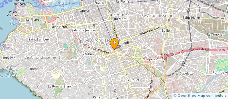 localisation de l'entreprise MADAME EMILIE CARLI  MARSEILLE