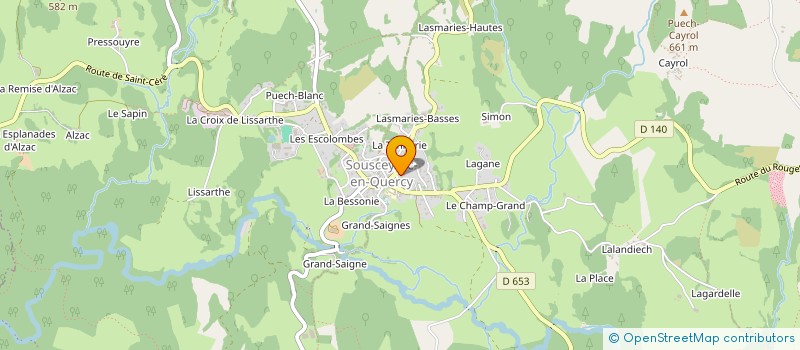 localisation de l'entreprise MADAME EMILIE CARO à AURILLAC