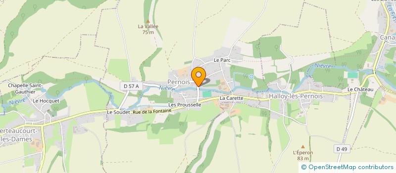 localisation de l'entreprise MADAME EMILIE CARON  PERNOIS