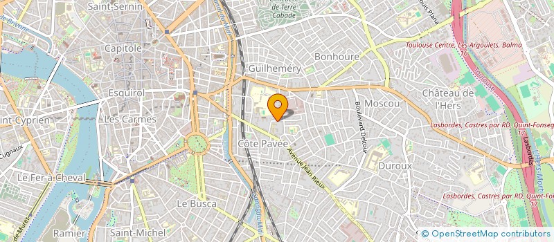 localisation de l'entreprise MADAME EMILIE CARON-DESMEDT  TOULOUSE