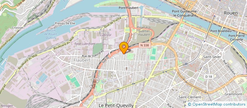 localisation de l'entreprise MADAME EMILIE CARPENTIER  LE PETIT-QUEVILLY