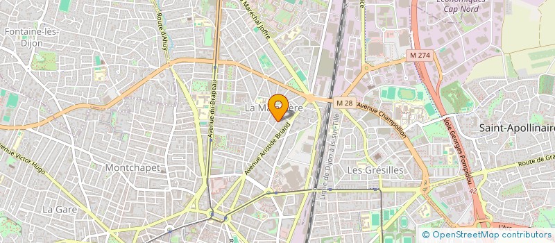 localisation de l'entreprise MADAME EMILIE CARRON  DIJON