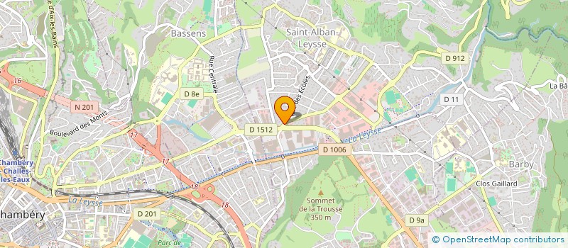 localisation de l'entreprise MADAME EMILIE CARROZ  SAINT-ALBAN-LEYSSE