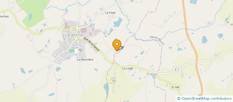 localisation de l'entreprise MADAME EMILIE CARTIER  LARGEASSE