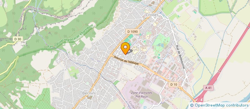 localisation de l'entreprise MADAME EMILIE CASANOVA à CROLLES