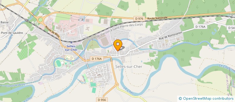 localisation de l'entreprise MADAME EMILIE CASEIRO  SELLES-SUR-CHER