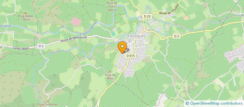 localisation de l'entreprise MADAME EMILIE CASSE  FOURQUES