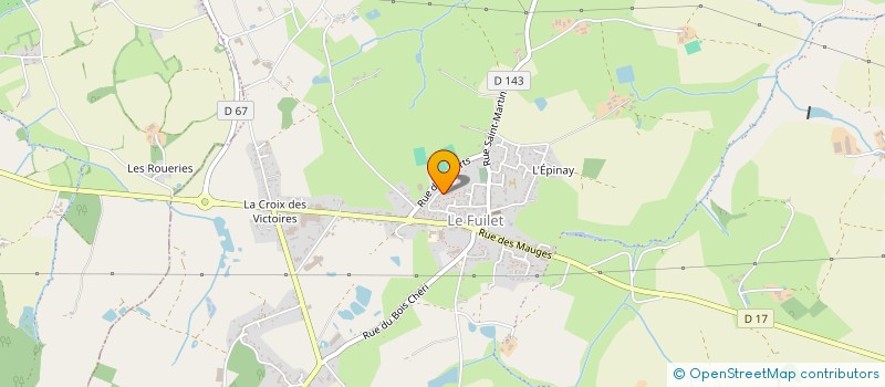 localisation de l'entreprise MADAME EMILIE CASSIN  MAUGES-SUR-LOIRE