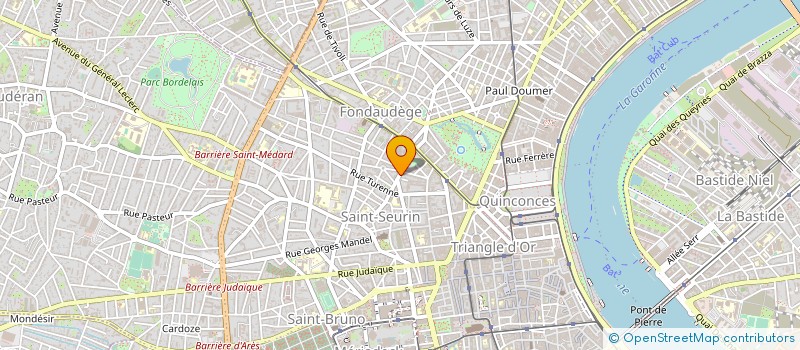 localisation de l'entreprise MADAME EMILIE CASTAING  BORDEAUX