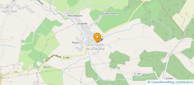 localisation de l'entreprise MADAME EMILIE CASTEL  SAINT-HILAIRE-DE-LA-NOAILLE