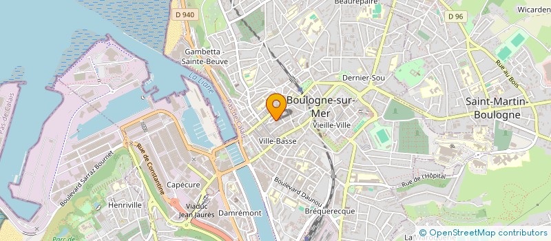 localisation de l'entreprise MADAME EMILIE CASTELNOT à BOULOGNE-SUR-MER