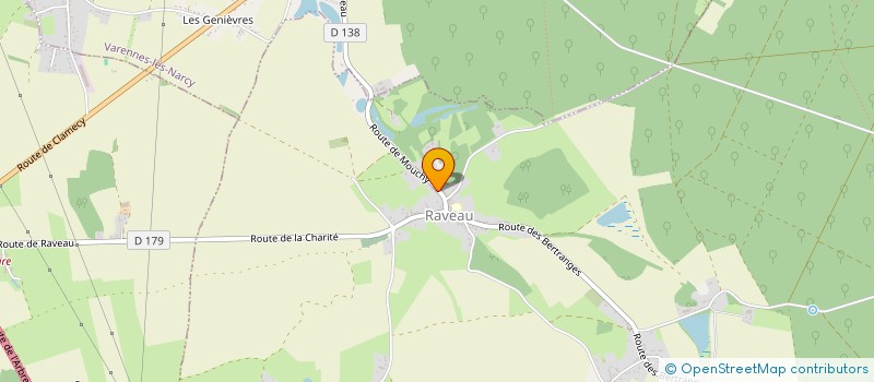 localisation de l'entreprise MADAME EMILIE CAUWET à RAVEAU