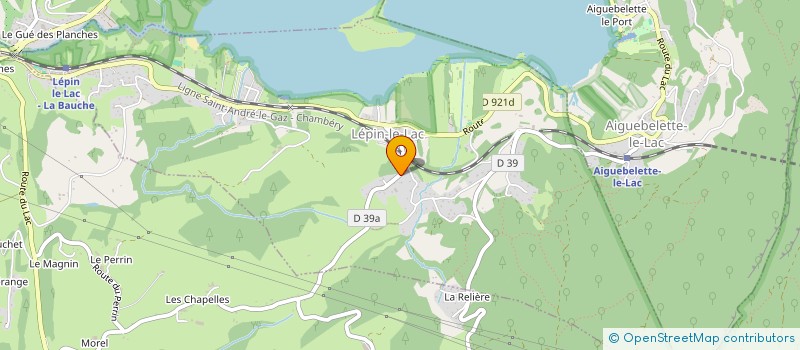 localisation de l'entreprise MADAME EMILIE CAVROT  LEPIN-LE-LAC