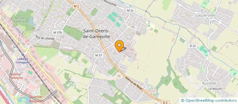localisation de l'entreprise MADAME EMILIE CELESTIN à SAINT-ORENS-DE-GAMEVILLE