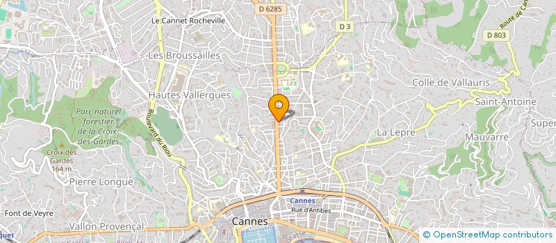 localisation de l'entreprise MADAME EMILIE CELIA MAUD CHARVIN  CANNES