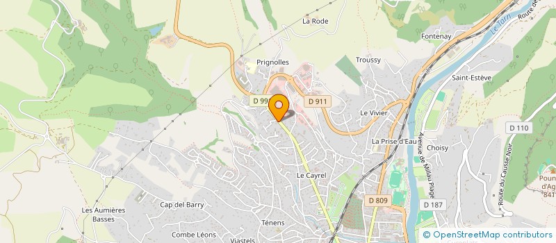 localisation de l'entreprise MADAME EMILIE CERRATO  MILLAU