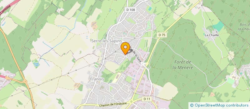 localisation de l'entreprise MADAME EMILIE CERUTTI  BESANCON