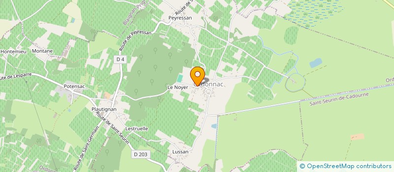 localisation de l'entreprise MADAME EMILIE CHABANNE  ORDONNAC