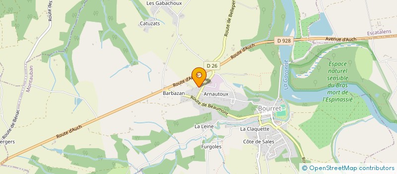 localisation de l'entreprise MADAME EMILIE CHAGNIOT  BOURRET