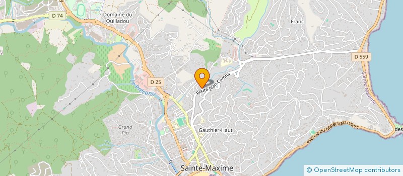 localisation de l'entreprise MADAME EMILIE CHAILAN à SAINTE-MAXIME