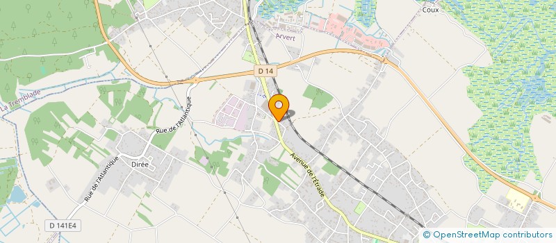 localisation de l'entreprise MADAME EMILIE CHAILLOLEAU  ARVERT