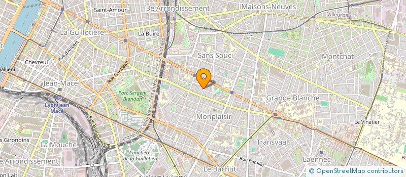 localisation de l'entreprise MADAME EMILIE CHANTHALA à LYON