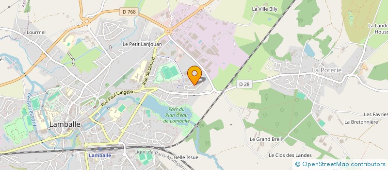 localisation de l'entreprise MADAME EMILIE CHAPELAIN  LAMBALLE-ARMOR