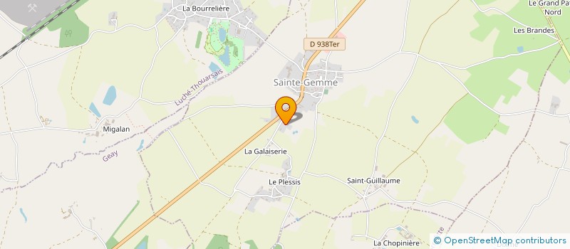 localisation de l'entreprise MADAME EMILIE CHAPELLE à SAINTE-GEMME