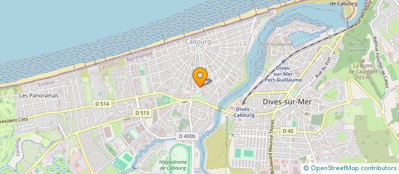 localisation de l'entreprise MADAME EMILIE CHAPLAIN  CABOURG